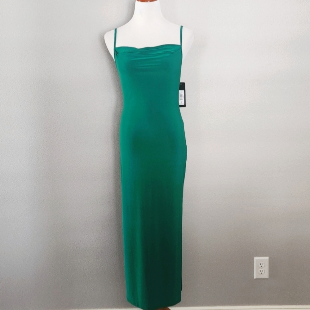 NWT bebe | $98 Bodycon Maxi Dress W/Side Slit